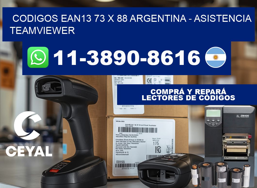 codigos ean13 73 x 88 argentina - asistencia teamviewer