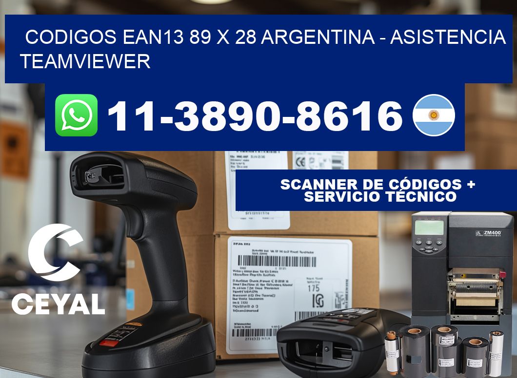 codigos ean13 89 x 28 argentina - asistencia teamviewer