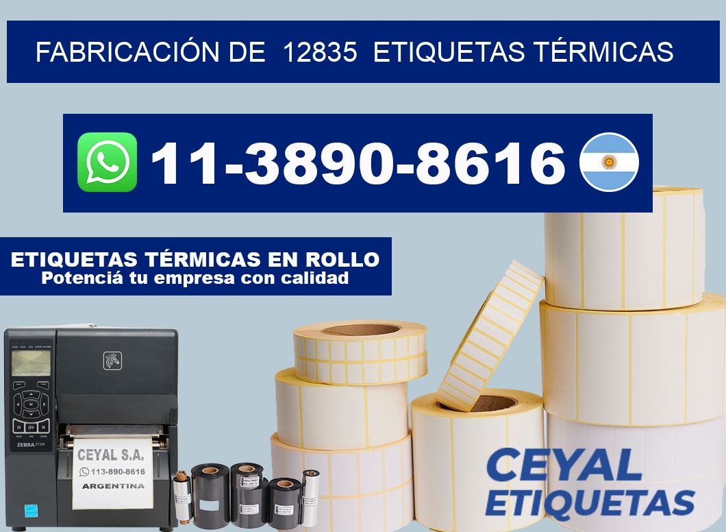 FABRICACIÓN DE 12835 ETIQUETAS TÉRMICAS