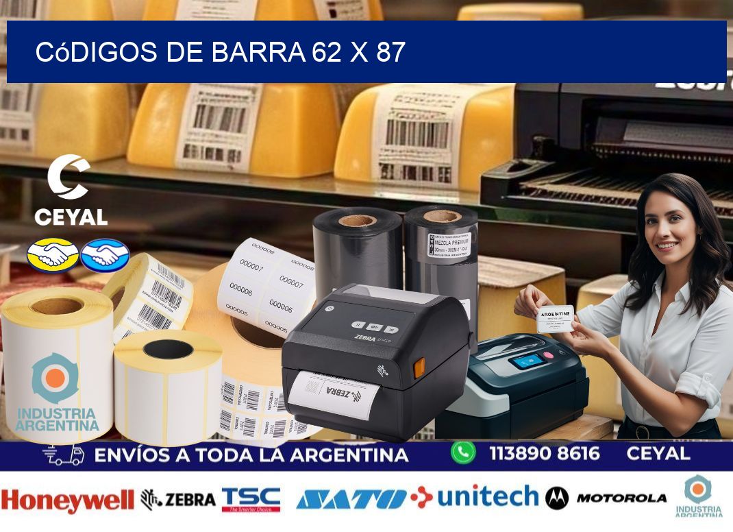 códigos de barra 62 x 87