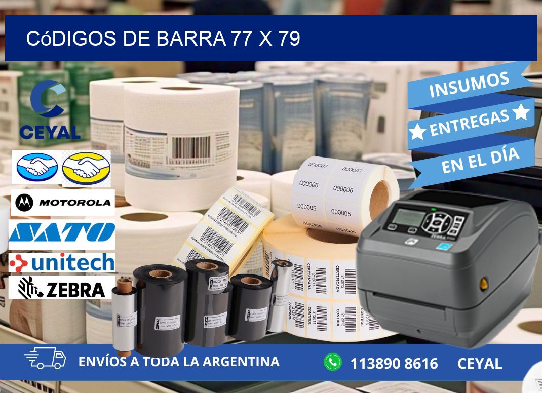códigos de barra 77 x 79