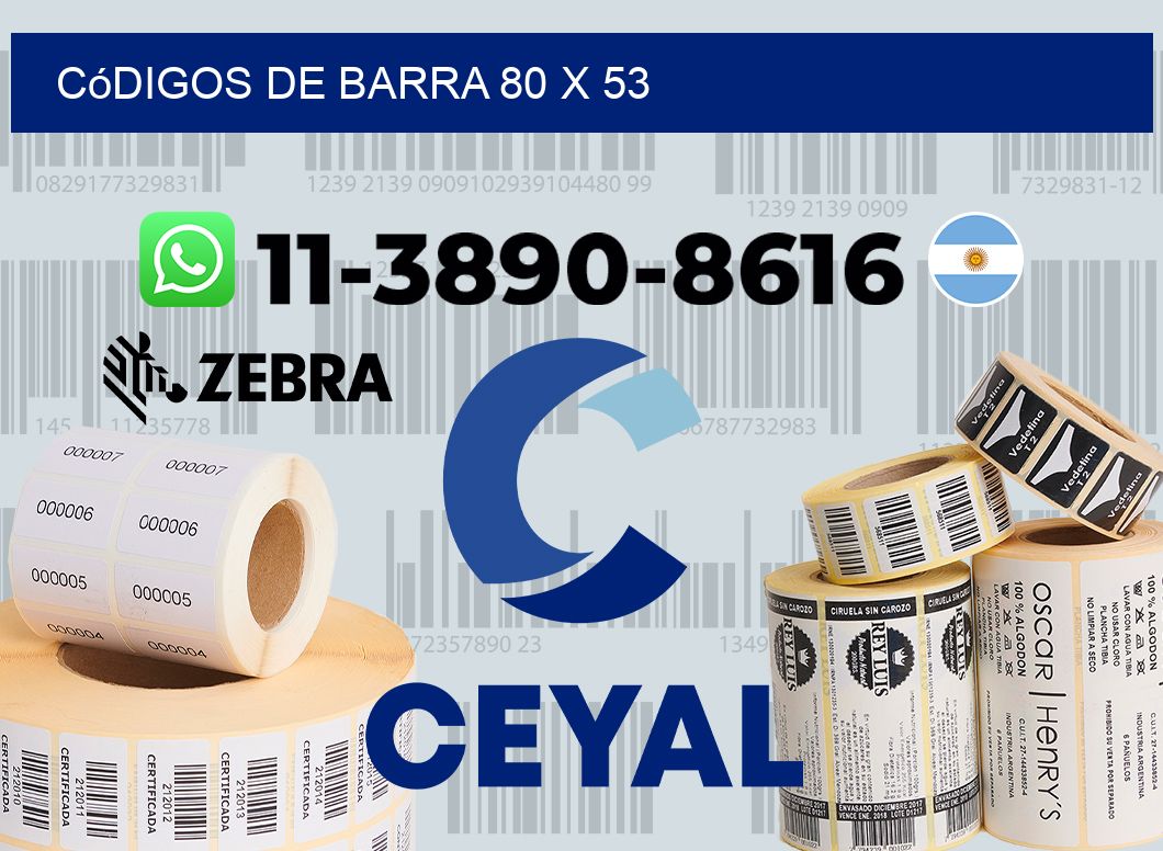 códigos de barra 80 x 53