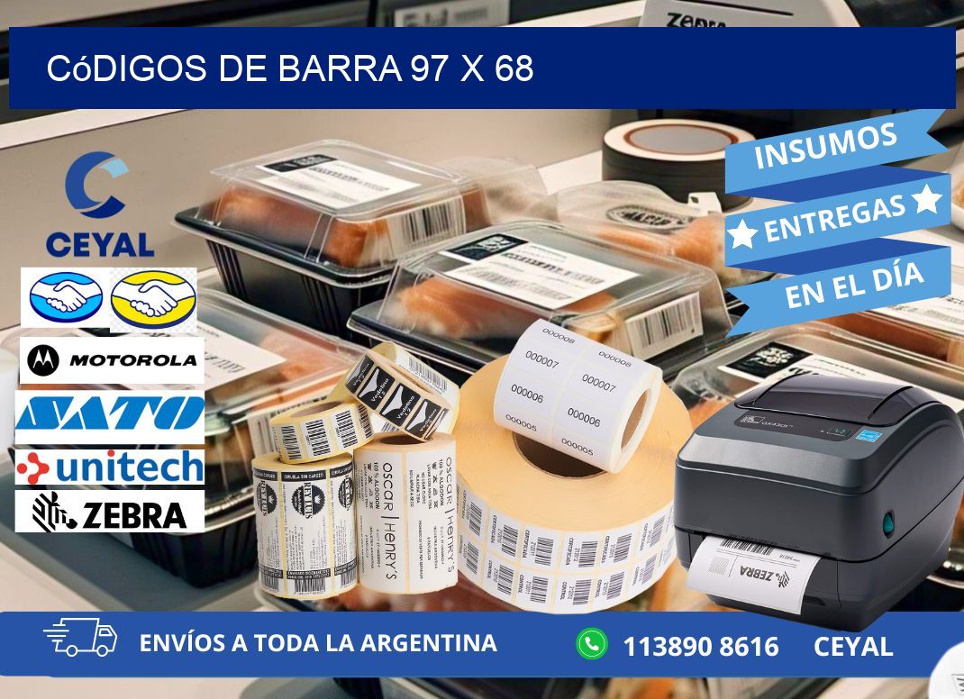 códigos de barra 97 x 68