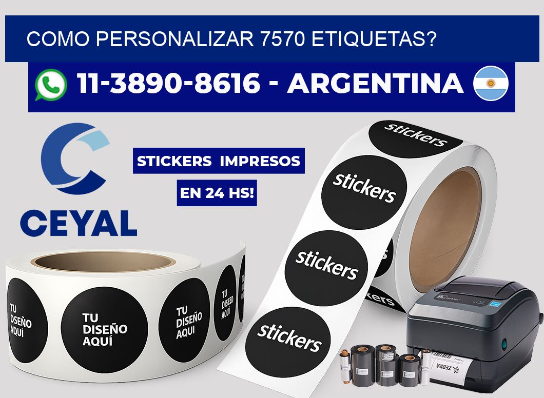 como personalizar 7570 etiquetas?