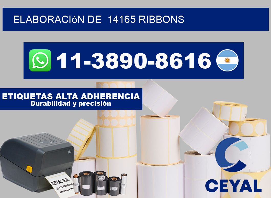 elaboración de  14165 ribbons