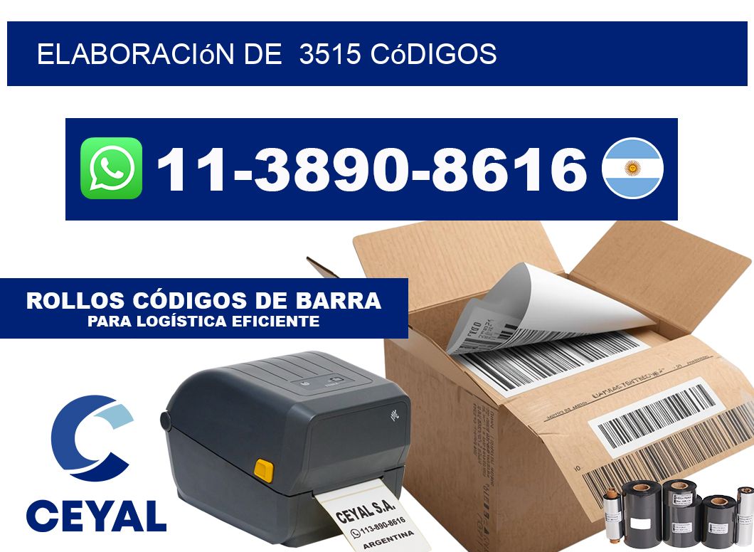 elaboración de  3515 códigos