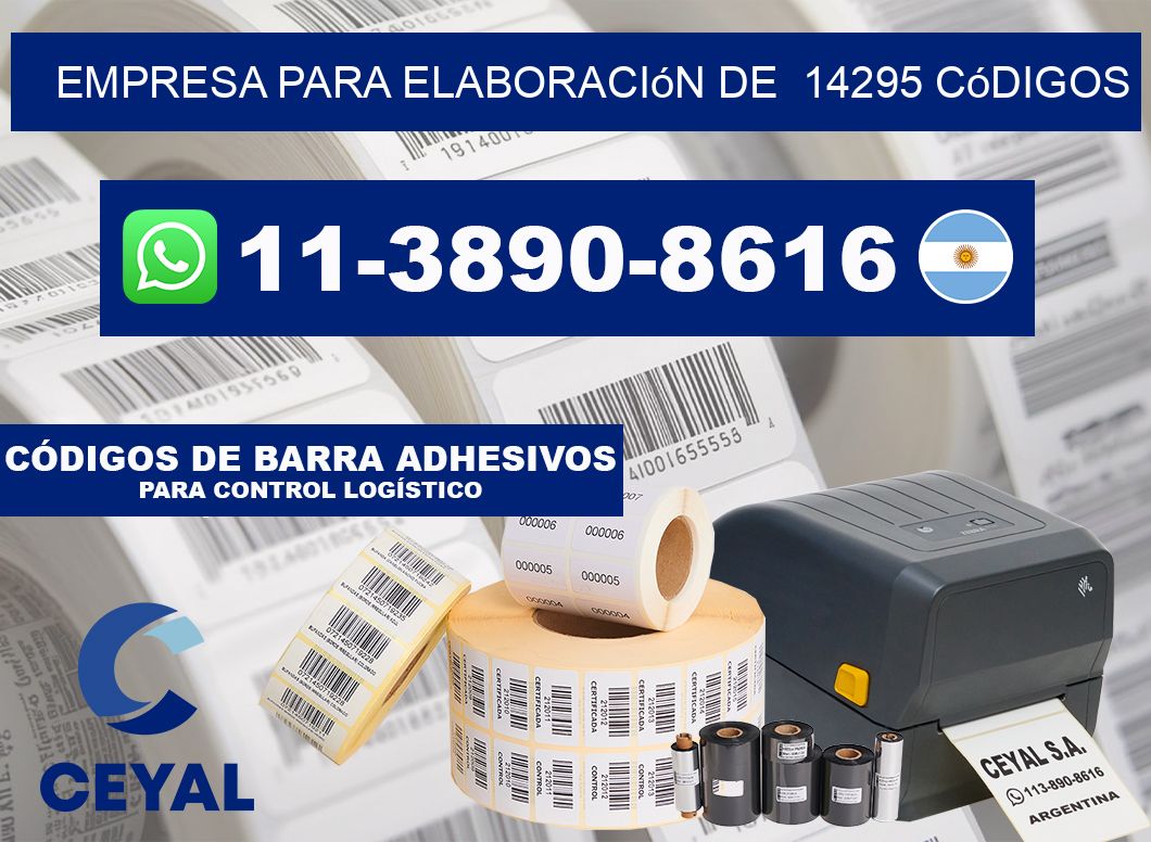 empresa para elaboración de 14295 códigos