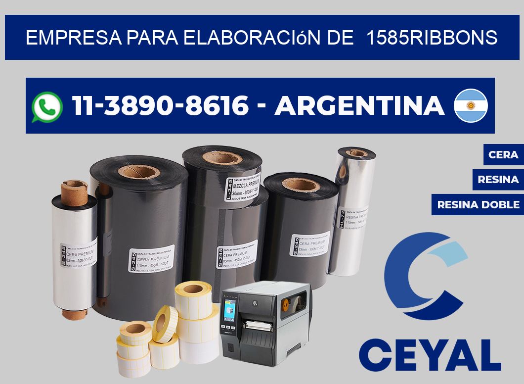 empresa para elaboración de  1585ribbons