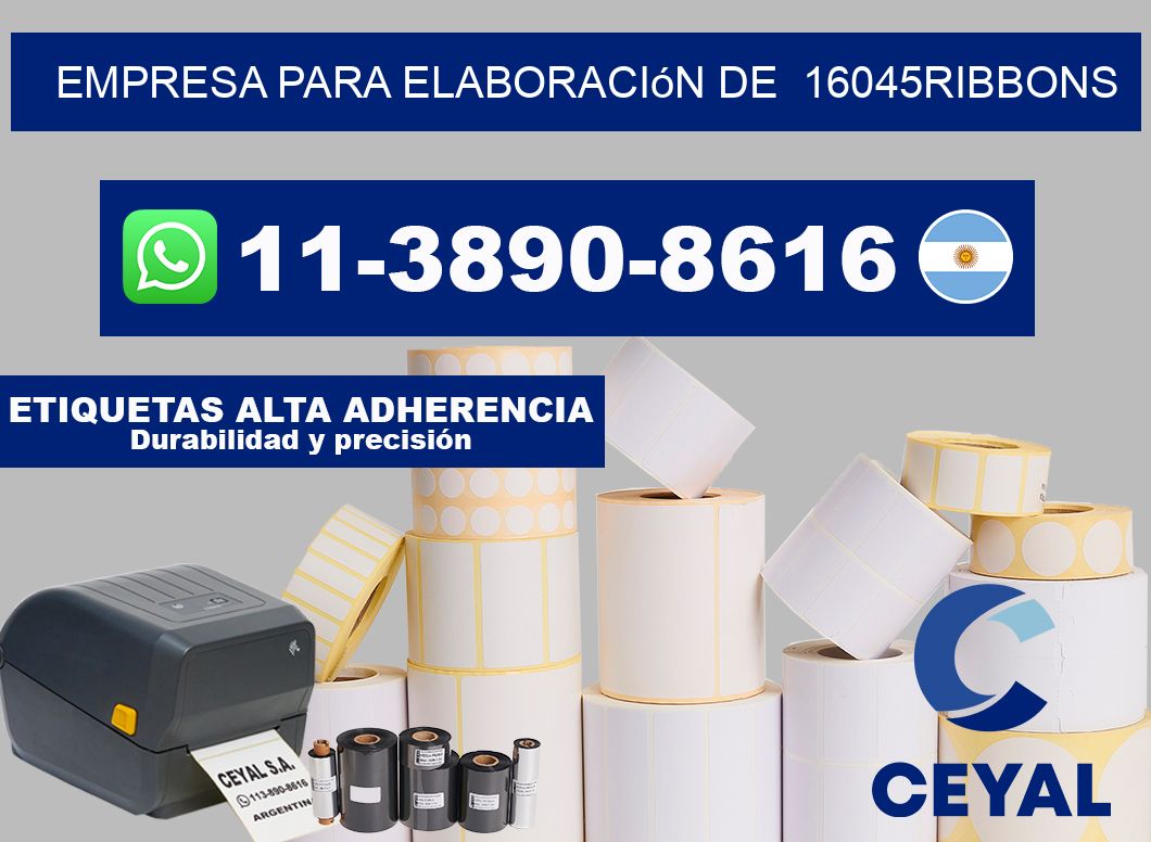 empresa para elaboración de  16045ribbons