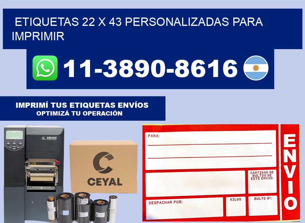 etiquetas 22 x 43 personalizadas para imprimir