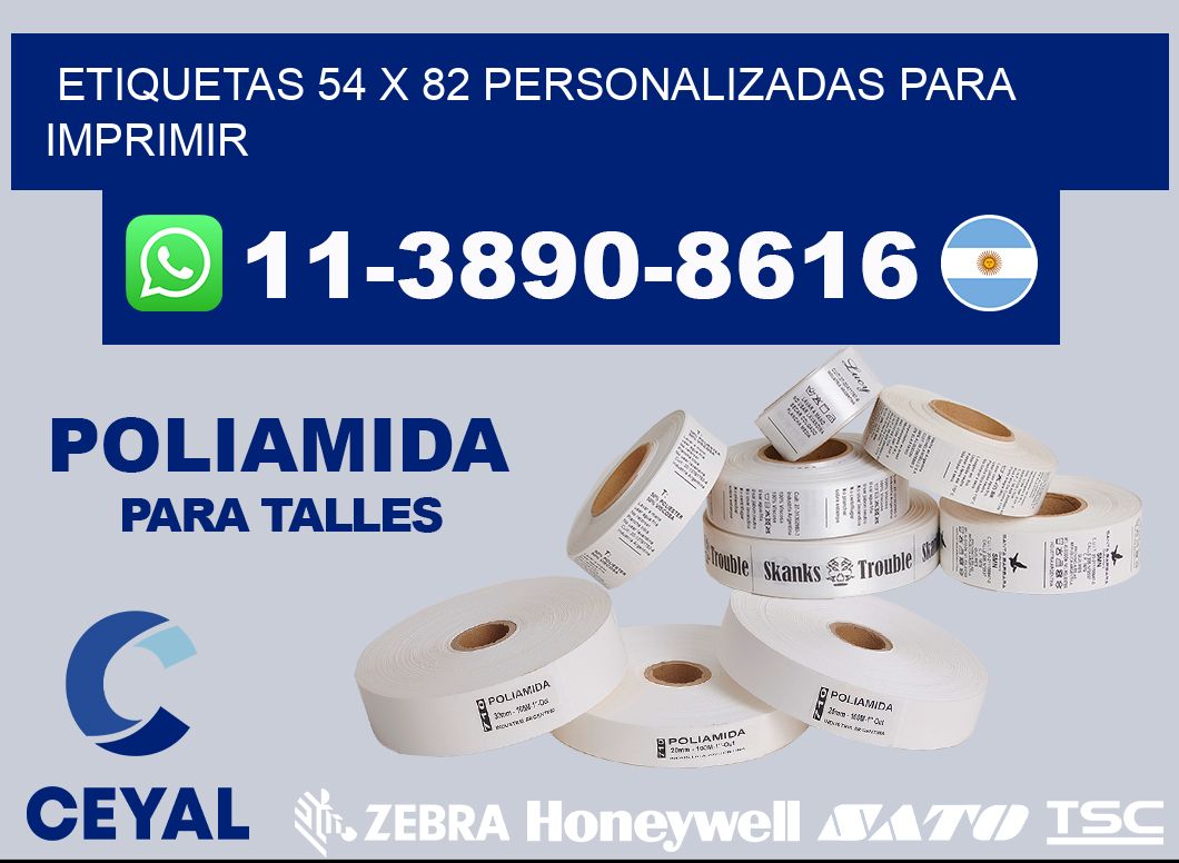 etiquetas 54 x 82 personalizadas para imprimir