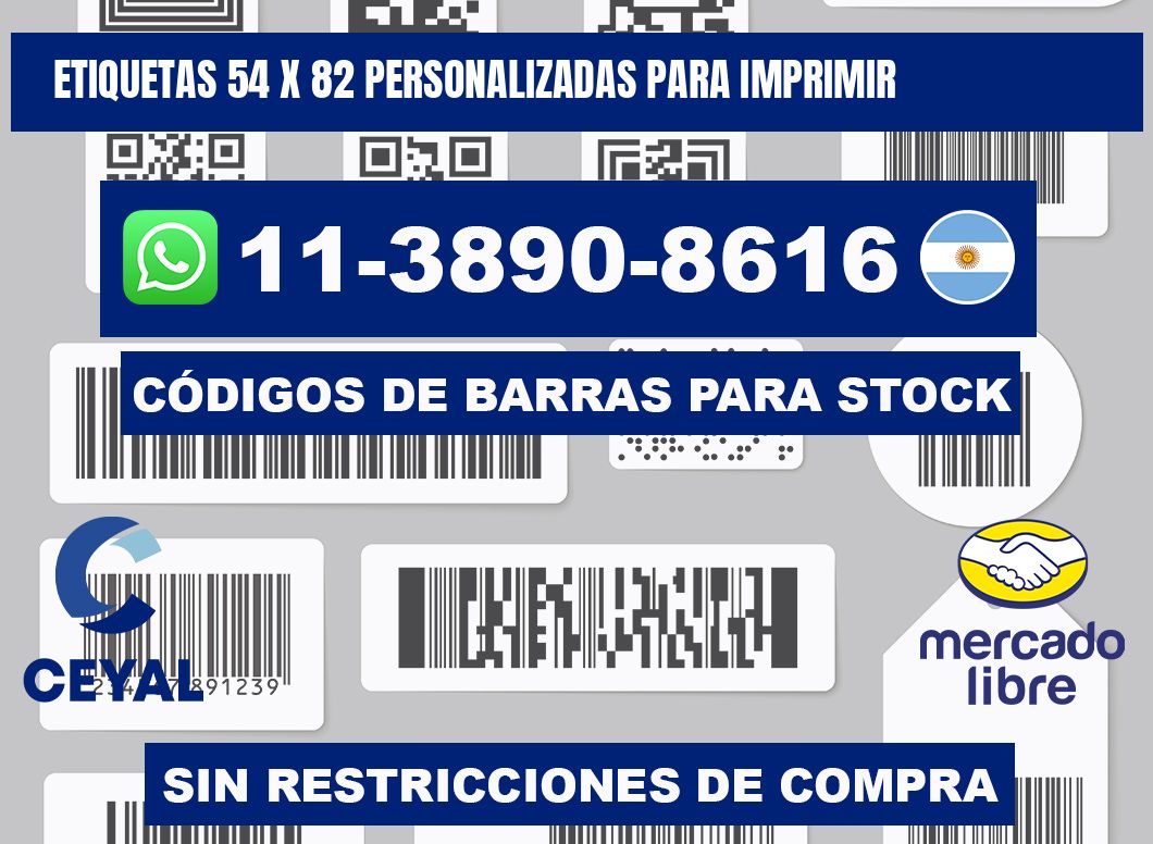 etiquetas 54 x 82 personalizadas para imprimir