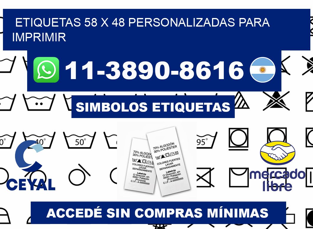 etiquetas 58 x 48 personalizadas para imprimir