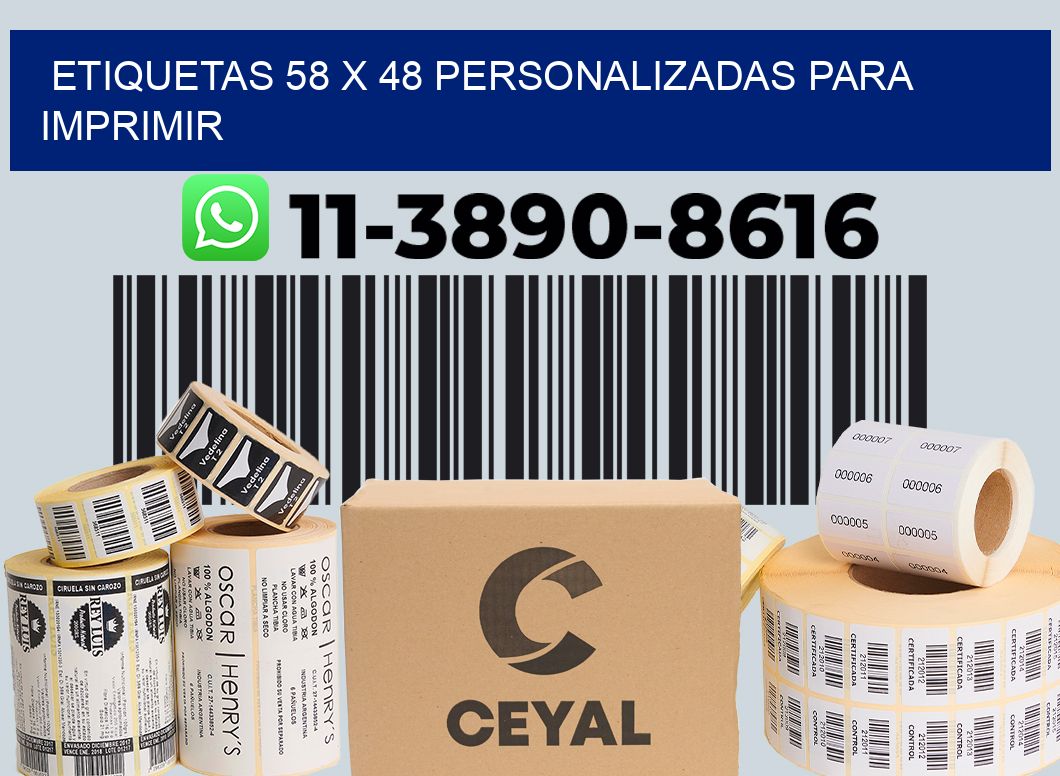 etiquetas 58 x 48 personalizadas para imprimir