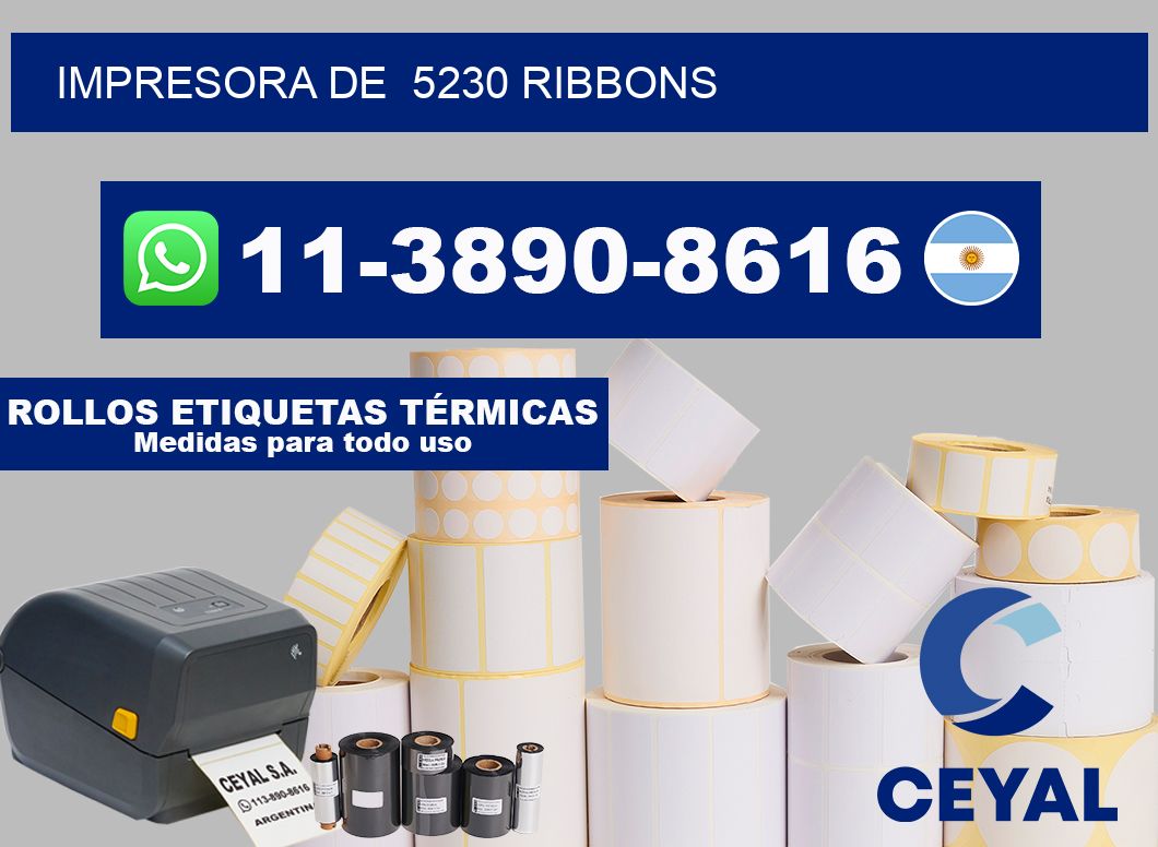 impresora de  5230 ribbons