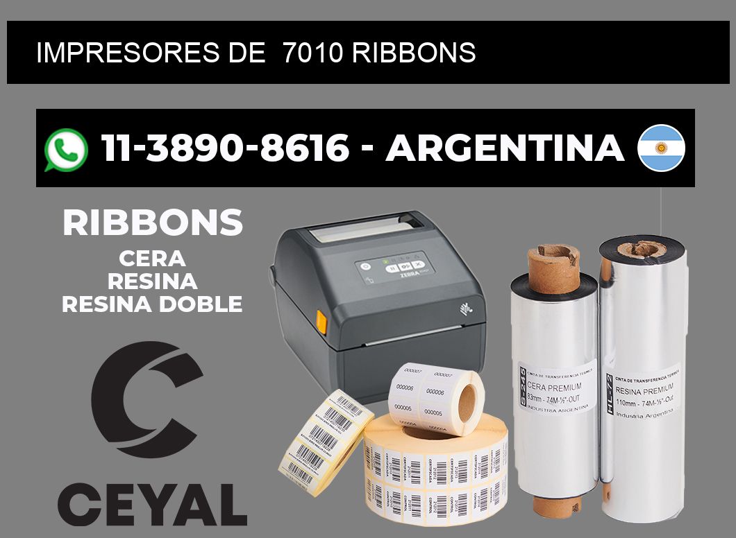 impresores de 7010 ribbons
