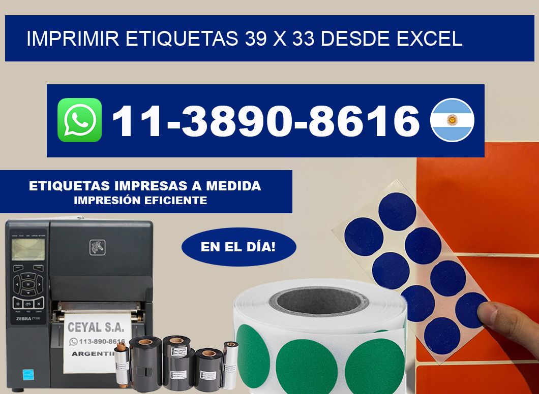 imprimir etiquetas 39 x 33 desde excel