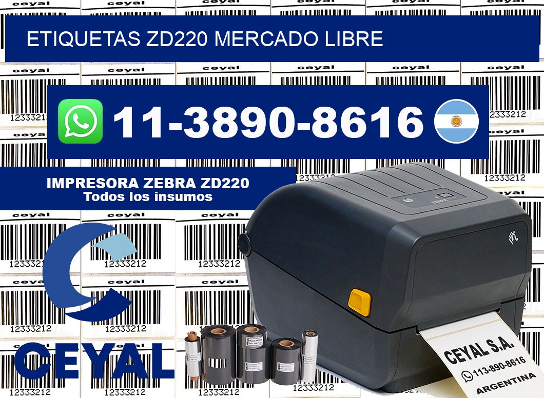 ETIQUETAS ZD220 Mercado Libre