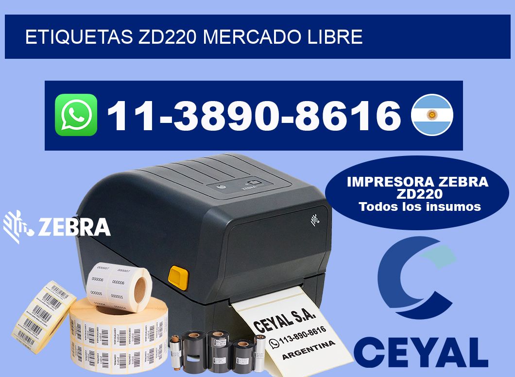 ETIQUETAS ZD220 Mercado Libre