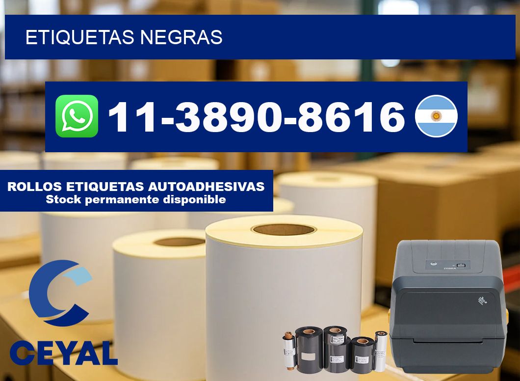 ETIQUETAS negras