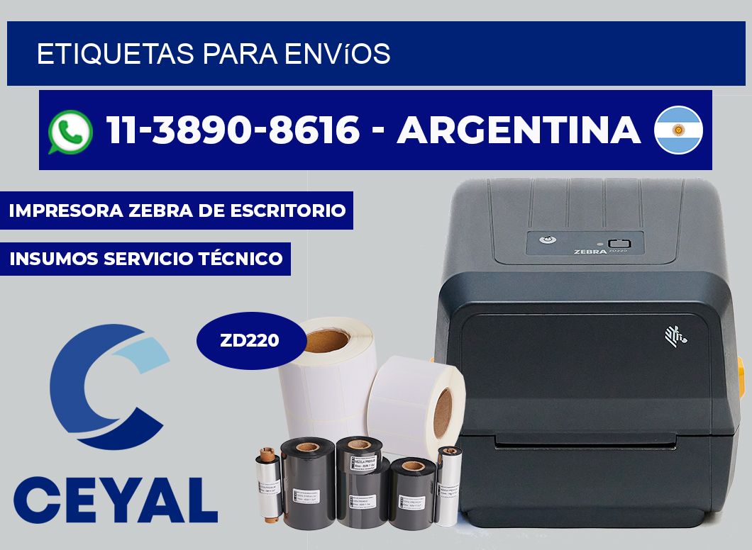 ETIQUETAS para envíos