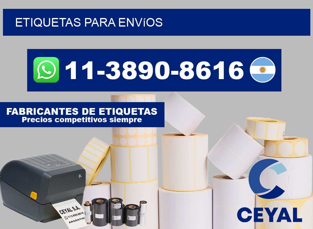 ETIQUETAS para envíos