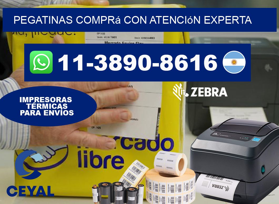 PEGATINAS Comprá con atención experta