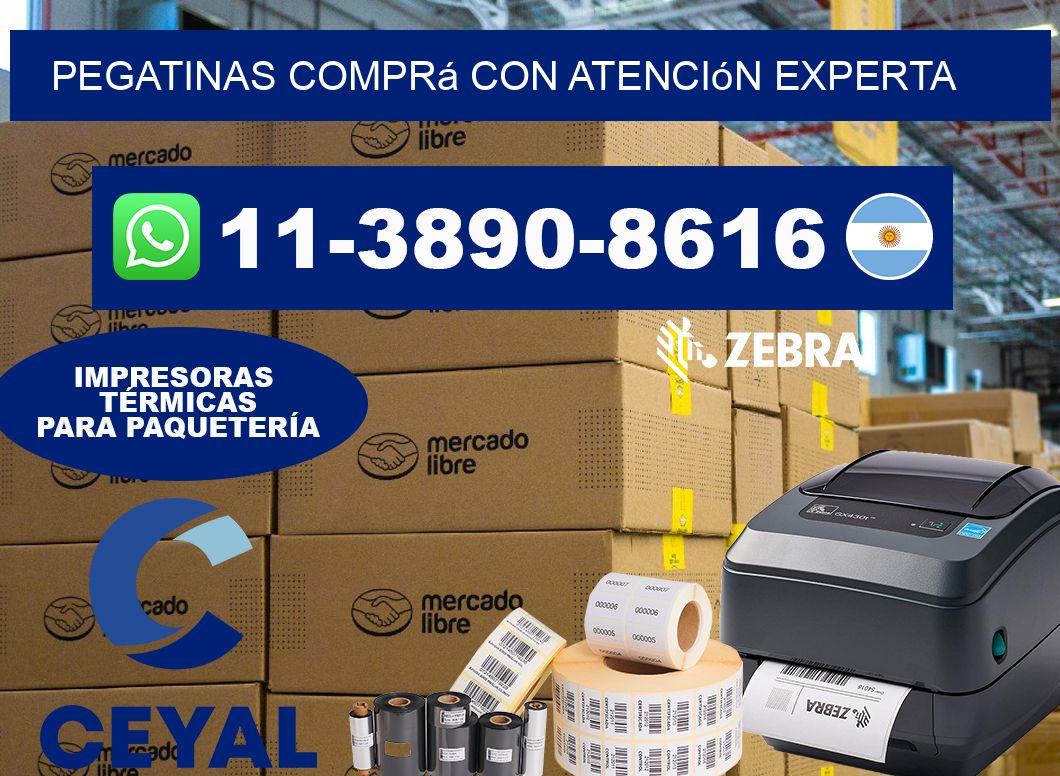 PEGATINAS Comprá con atención experta