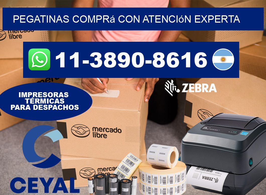 PEGATINAS Comprá con atención experta