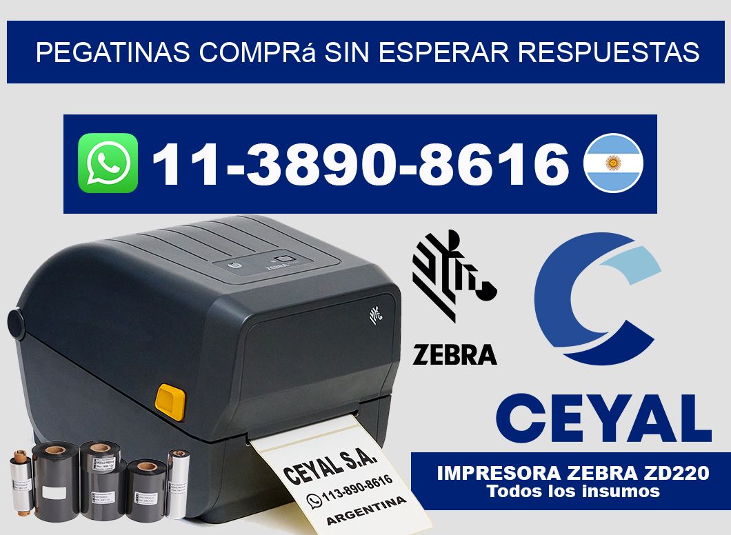 PEGATINAS Comprá sin esperar respuestas