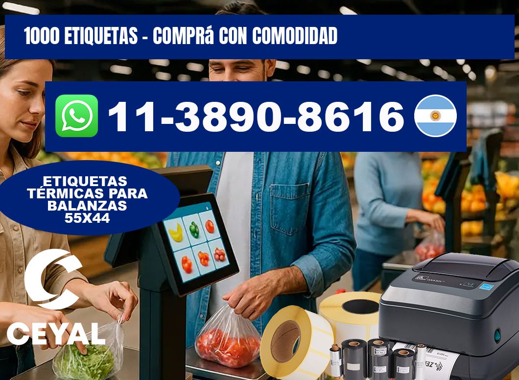1000 ETIQUETAS - Comprá con comodidad