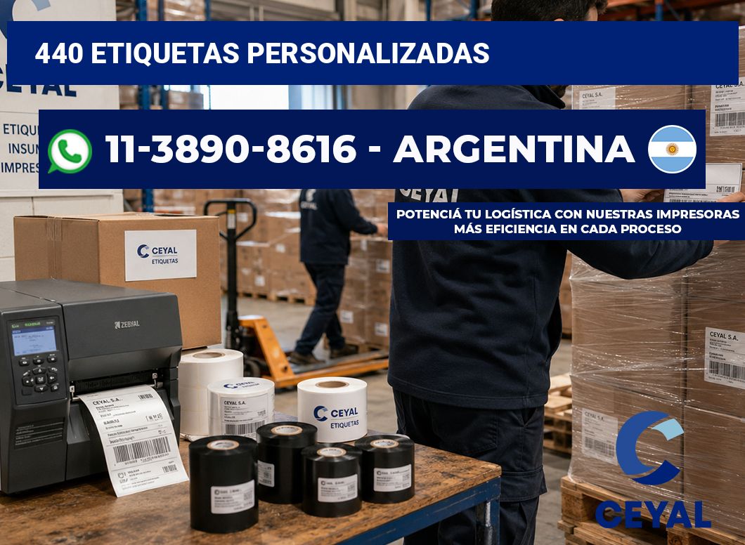 440 ETIQUETAS PERSONALIZADAS