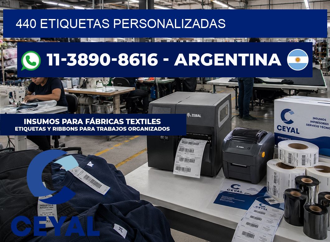 440 ETIQUETAS PERSONALIZADAS