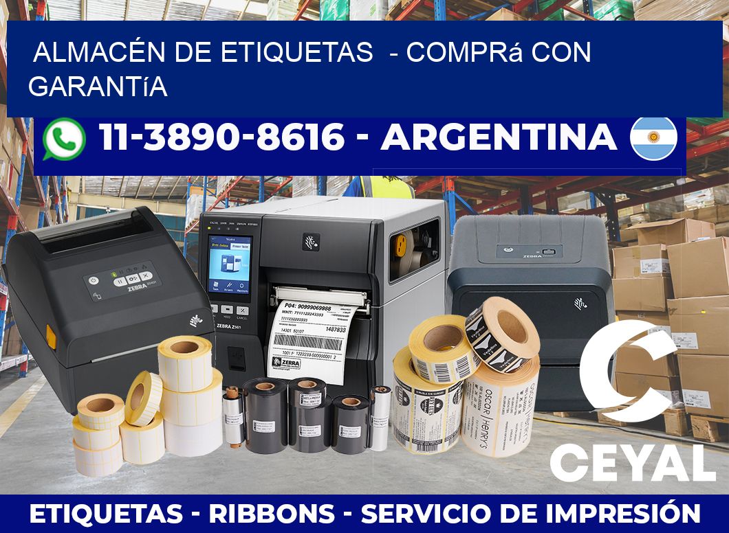 ALMACÉN DE ETIQUETAS  – Comprá con garantía