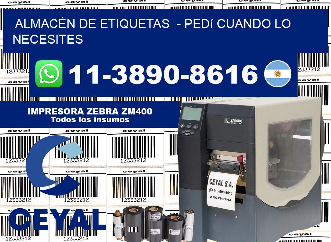 ALMACÉN DE ETIQUETAS  – Pedí cuando lo necesites