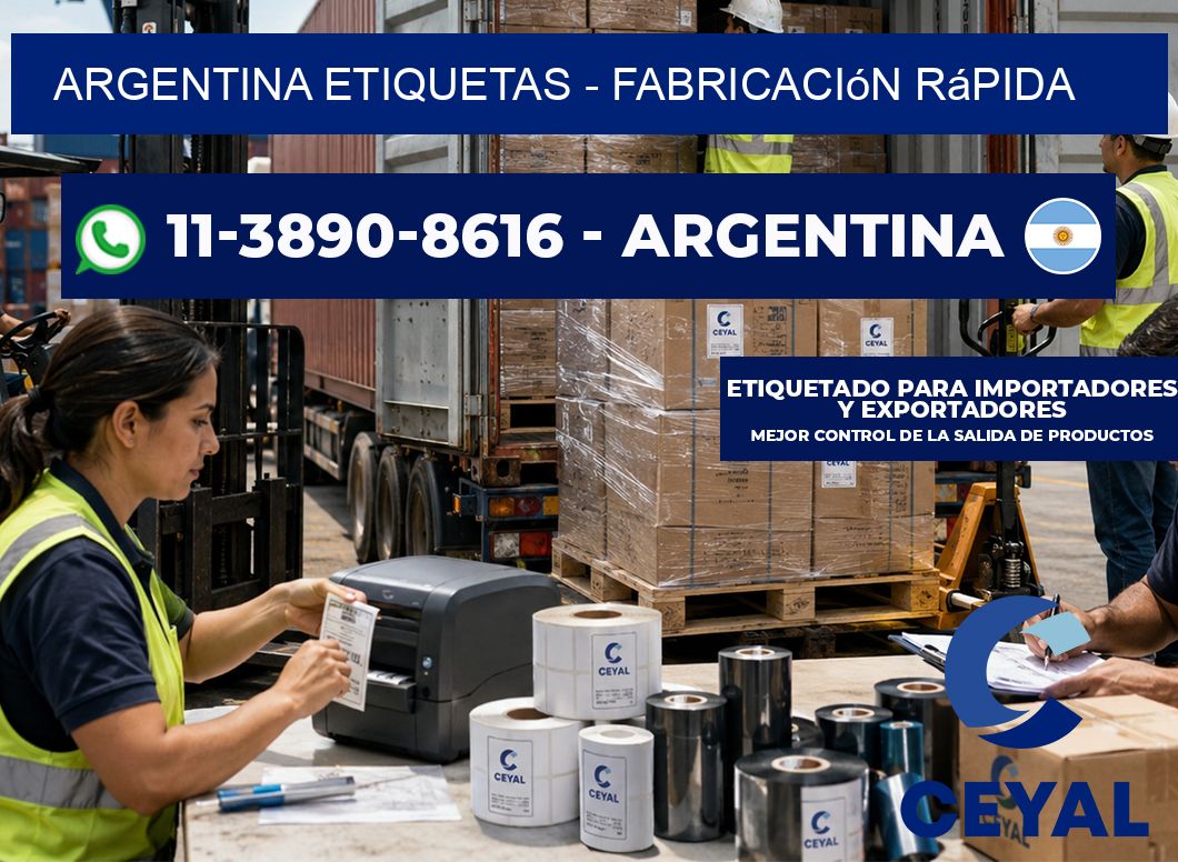 ARGENTINA ETIQUETAS - Fabricación rápida