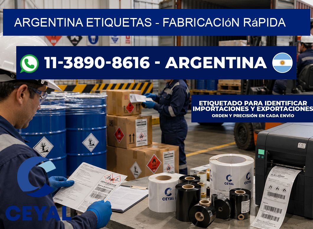 ARGENTINA ETIQUETAS - Fabricación rápida