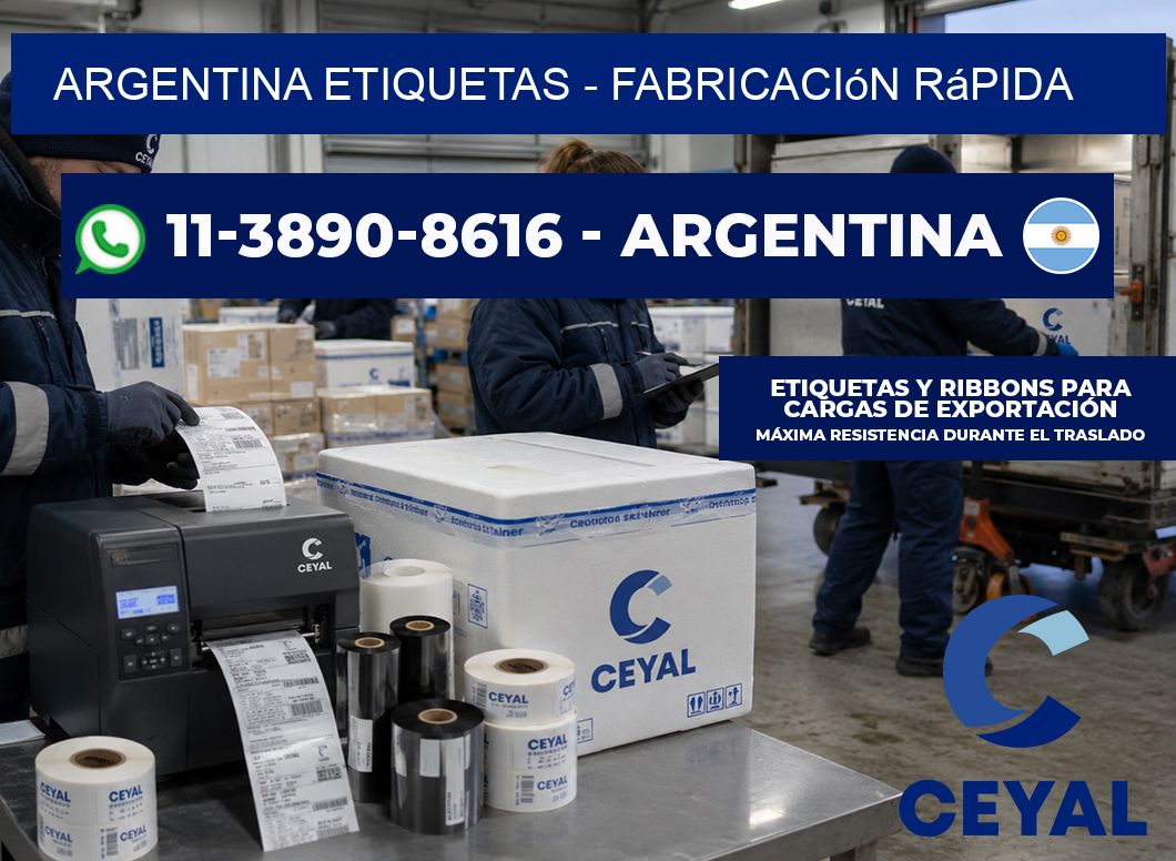 ARGENTINA ETIQUETAS – Fabricación rápida