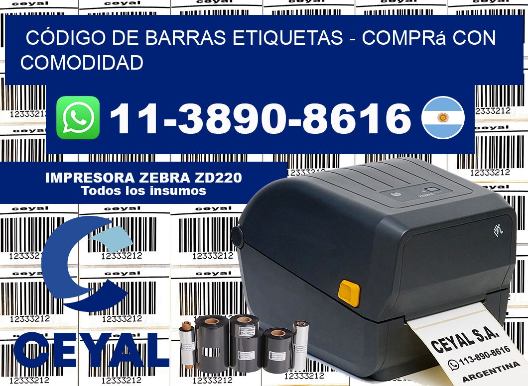 CÓDIGO DE BARRAS ETIQUETAS - Comprá con comodidad