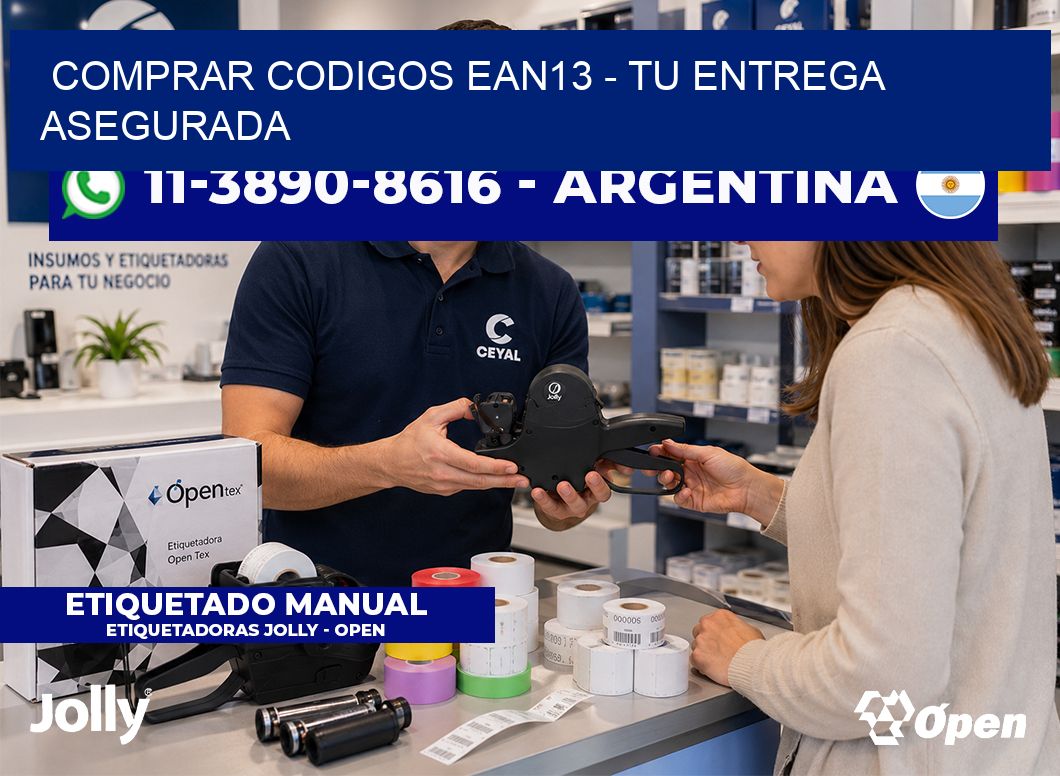 COMPRAR CODIGOS EAN13 - Tu entrega asegurada