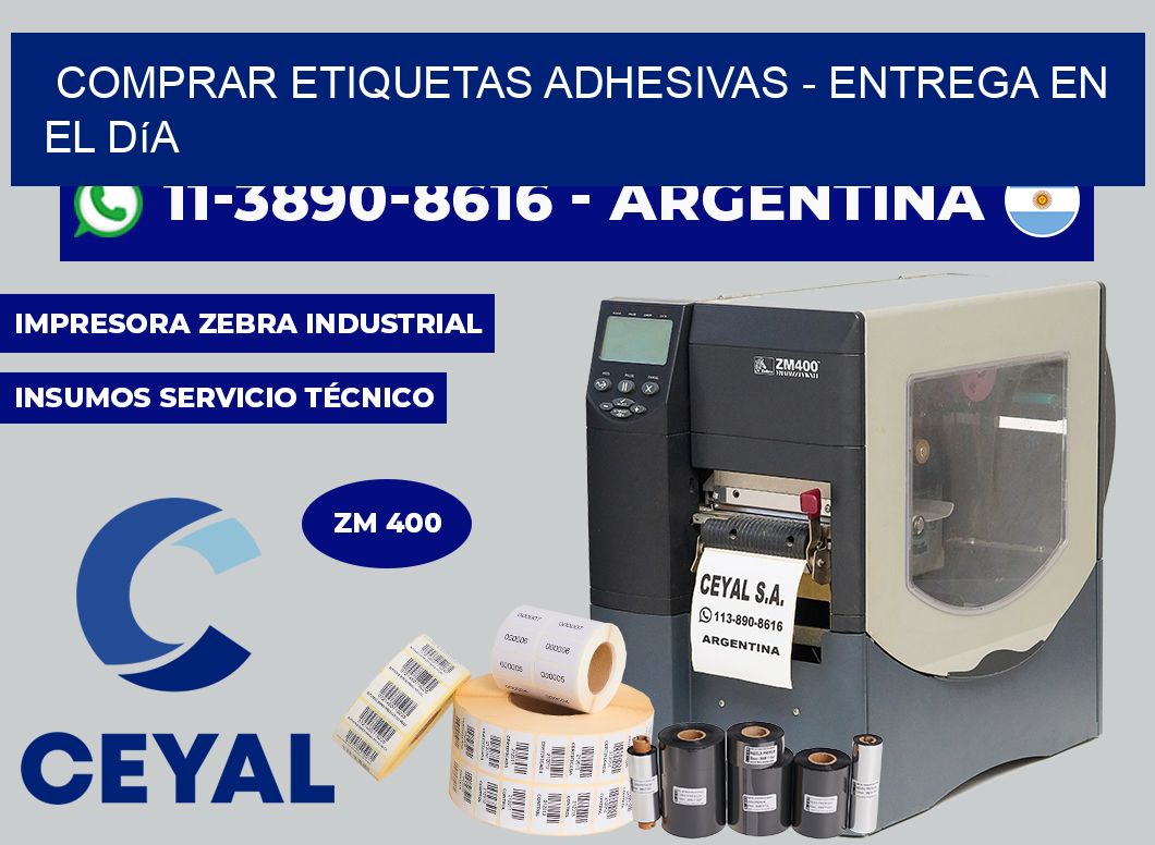 COMPRAR ETIQUETAS ADHESIVAS - Entrega en el día