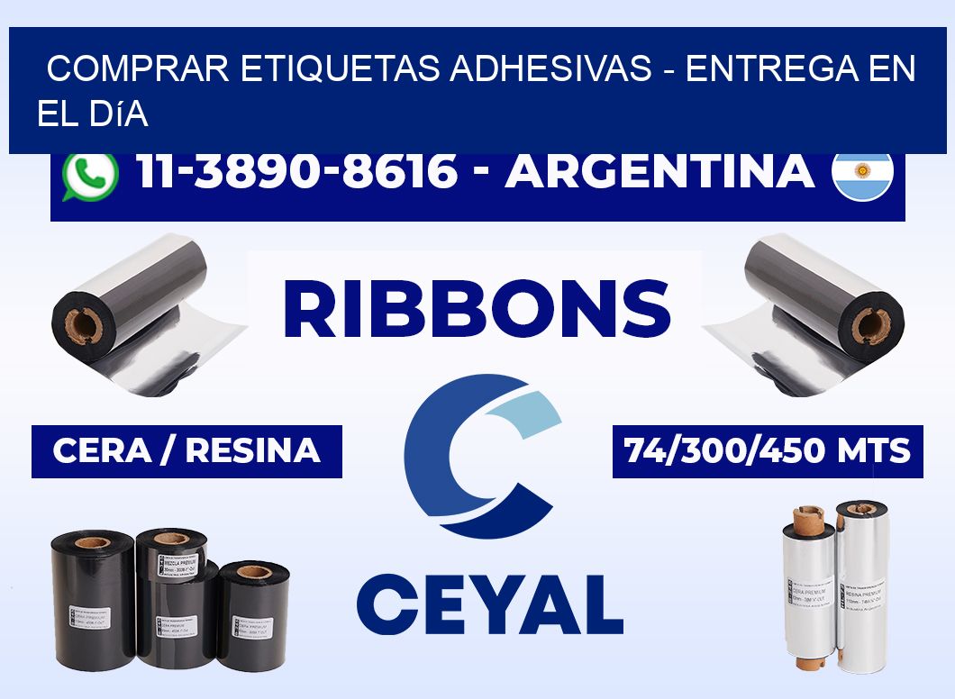 COMPRAR ETIQUETAS ADHESIVAS - Entrega en el día