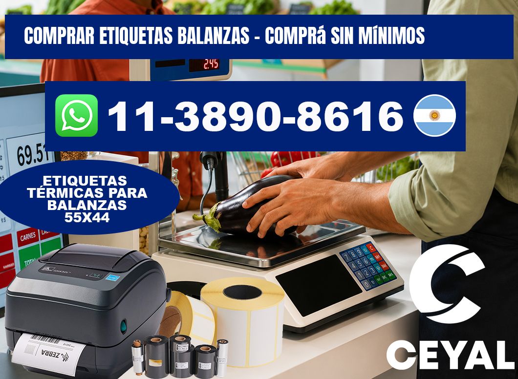 COMPRAR ETIQUETAS BALANZAS - Comprá sin mínimos