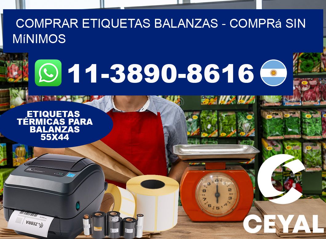 COMPRAR ETIQUETAS BALANZAS - Comprá sin mínimos