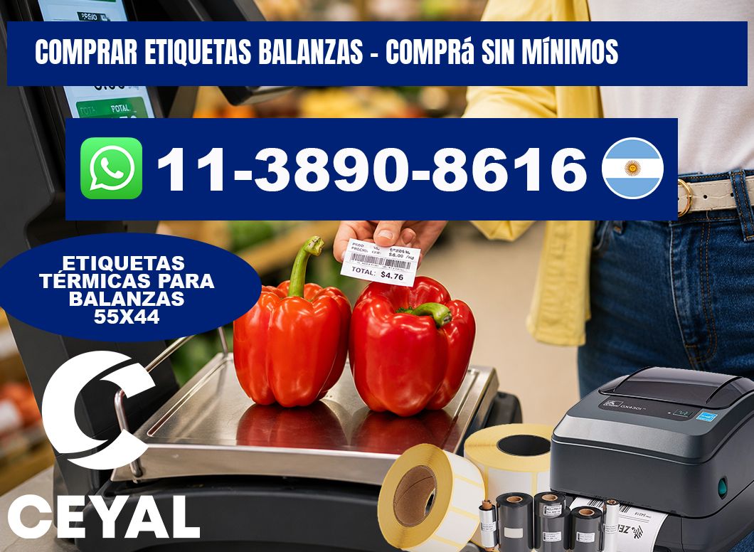 COMPRAR ETIQUETAS BALANZAS - Comprá sin mínimos
