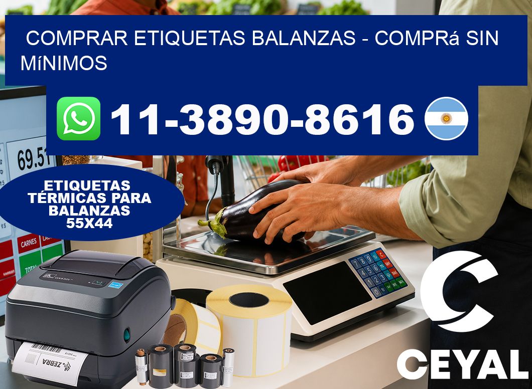 COMPRAR ETIQUETAS BALANZAS – Comprá sin mínimos
