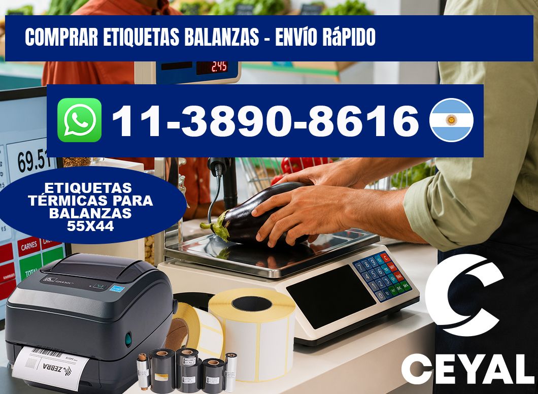 COMPRAR ETIQUETAS BALANZAS - Envío rápido