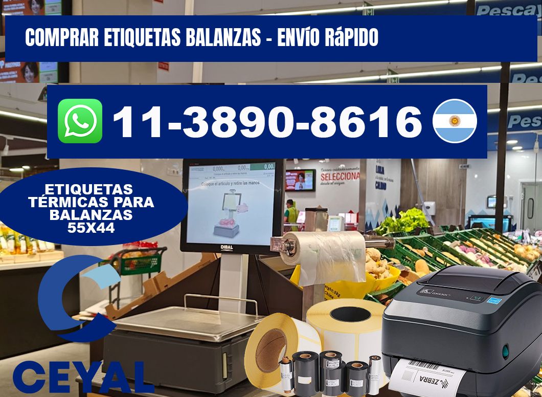 COMPRAR ETIQUETAS BALANZAS - Envío rápido