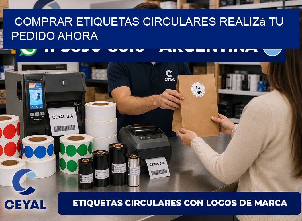 COMPRAR ETIQUETAS CIRCULARES Realizá tu pedido ahora