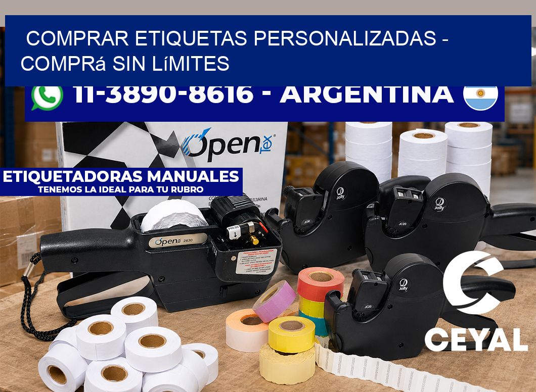 COMPRAR ETIQUETAS PERSONALIZADAS - Comprá sin límites